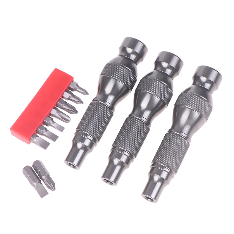 

Metal Screwdriver Multi-purpose Wrench 6.35 Batch Head Aluminum Alloy Household Cross Handle Precision Portable Wrench