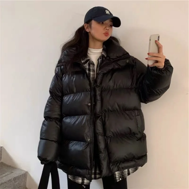 ZOUXO Autumn Winter Coat Women Large Size Loose Thicken Warm Bread Coat 2022 New Fashion Korean Style Padded Jacket