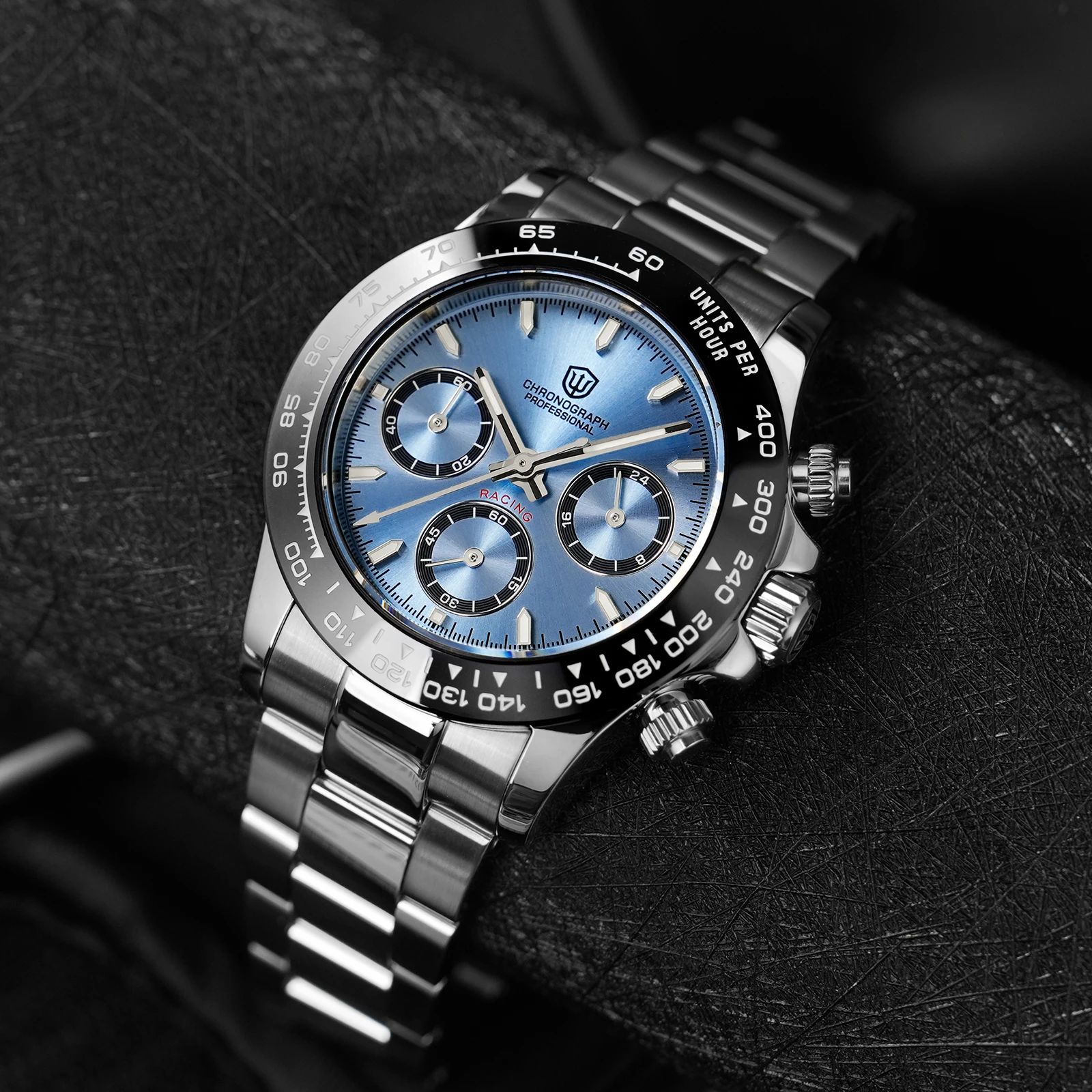 Watchdives WD16500 V2 Watch VK63 Quartz Movement Chronograph Watch