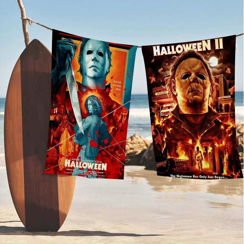 Horror Movies Halloween Michael Myers Big Microfiber Beach Towels Quick Dry Towel Sand Beach Towels Pool Towel For Travel