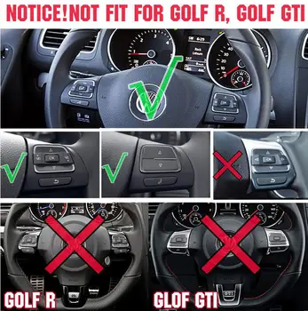 適用於福斯高爾夫5/6/7代Polo、帕薩特B5/B6、寶來、途觀的汽車裝飾條 8 最佳銷售 帕薩特B7的配件 - №7