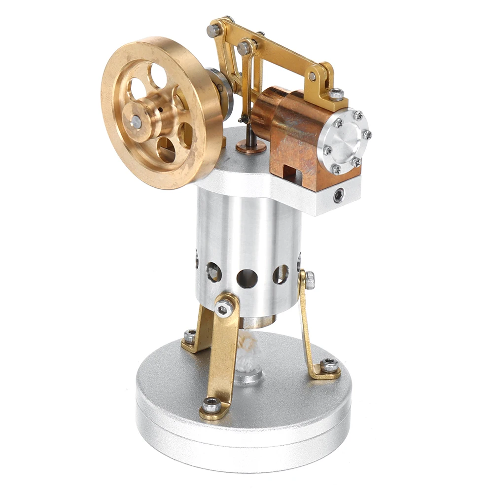 

Miniature Stirling Engine Model R06 Scientific Experiment Teaching Aid Desktop Ornament Metal Stirling Model