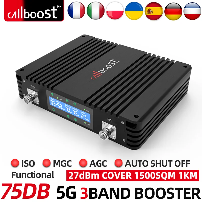 Усилитель сигнала GSM Callboost 5G для телефона 850 1900 700 МГц усиленный сетевой повторитель сигнала сотовый 900 1800 2100 усилитель