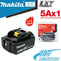 100% Original Makita Power Tool Rechargeable Battery 5.0Ah 18V Replaceable LED Lithium-ion BL1860B BL1860 BL1850 BL1840 BL1830