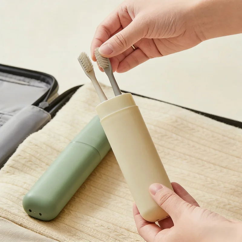 Travel Essential Toiletry Storage Set Portable Toothbrush Ca