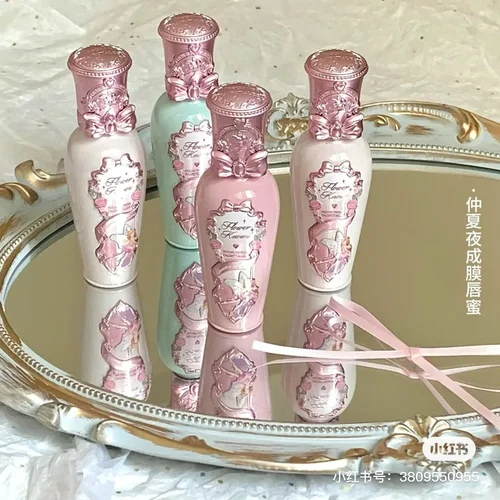 Imagen 2 del producto Flower Knows Serie de cuentos de hadas de verano Brillo de labios en forma de espejo Lápiz labial hidratante y no pegajoso