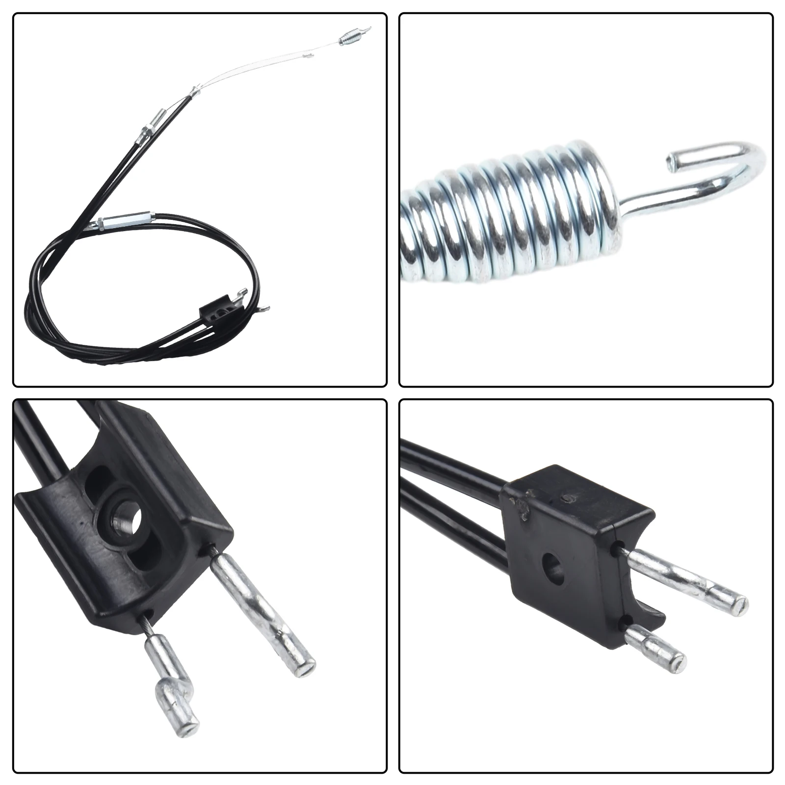 Replacement Throttle and Clutch Cable Kit for Gas Train Compatible with 1128 mm Plastic Duct Length Configuration