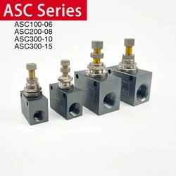 ASC100-06 ASC200-08 300-10 ASC300-15 Flow Control Valve One-Way Throttling