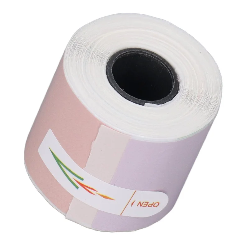 Round Thermal Sticker Label 30x30mm Portable Self Adhesive Small Business Thermal Sticker Colorful/Pure Color - view 4