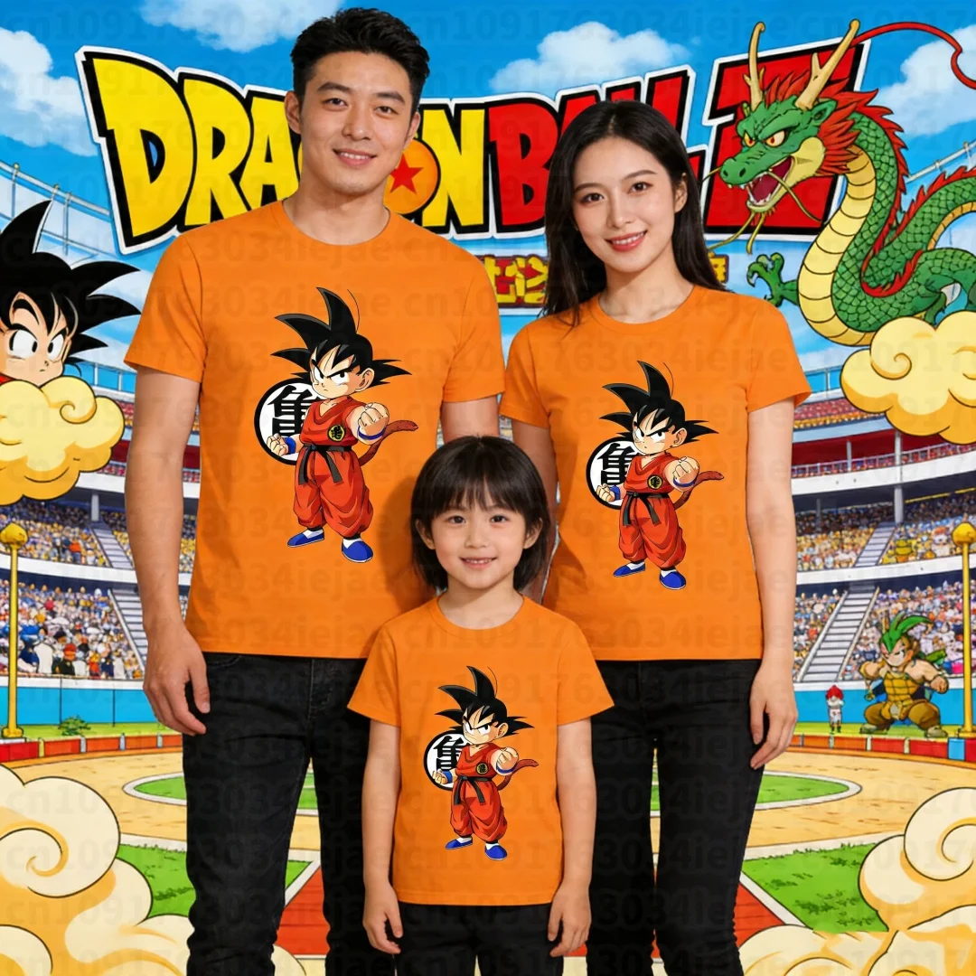 Dragon Ball T-Shirt Kinder Oberteile Anime Figuren Son Goku Super Saiyan T-Shirt Jungen T-Shirts Kinderkleidung Sommer Kurzarm