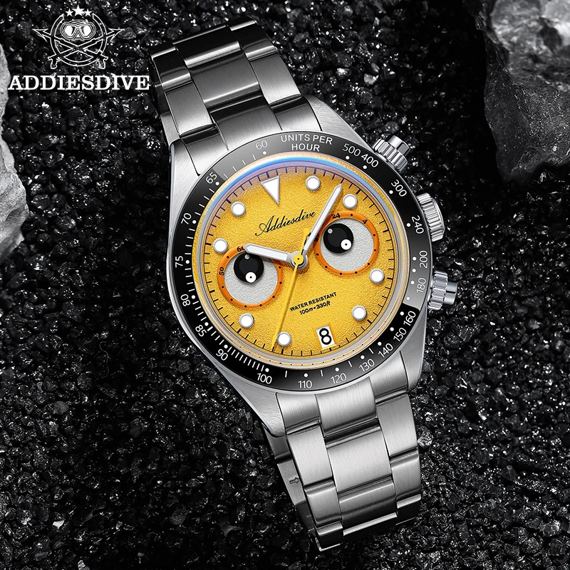 ADDIESDIVE VK64 Chronograph Qu - Zero Luxury Watch recension och pris