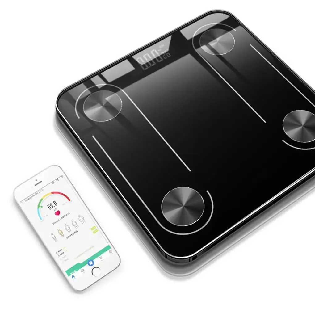 Body Fat Scale Wireless Electronic Scales LCD Weight Balance Analyzer Weighing Tool Bathroom Health Care Accessories Food scale