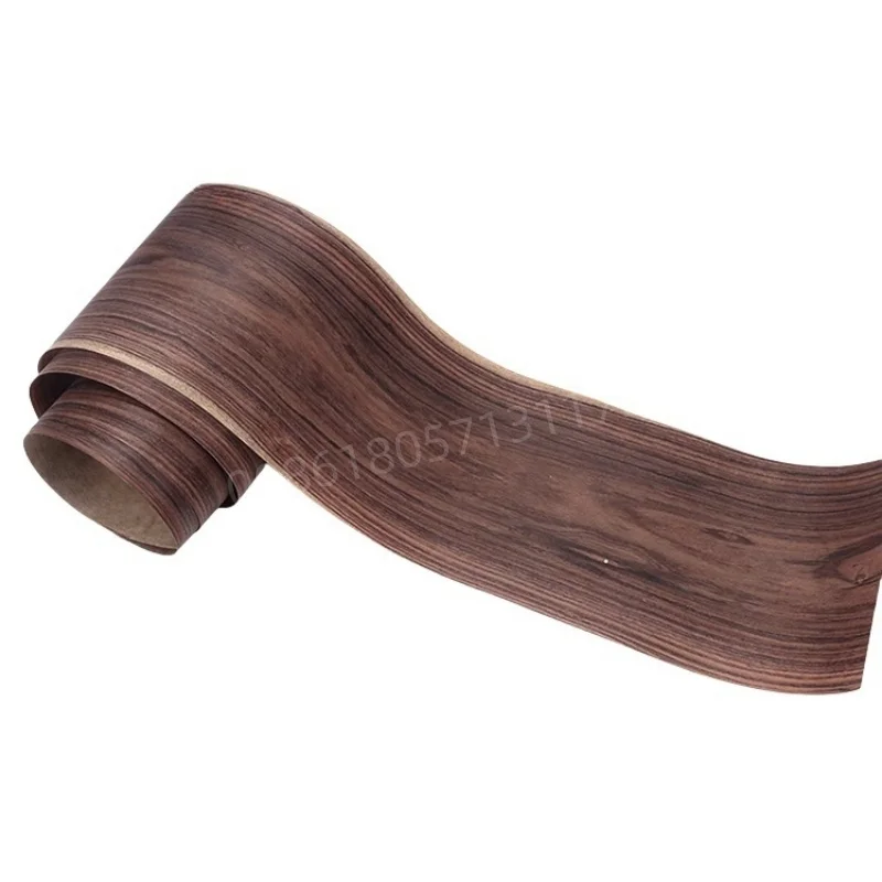 Custom Natural Rosewood Veneer,2 Pieces, about 0.2mm thick, for Furniture,Guitars,Woodworking,Dark Coffee