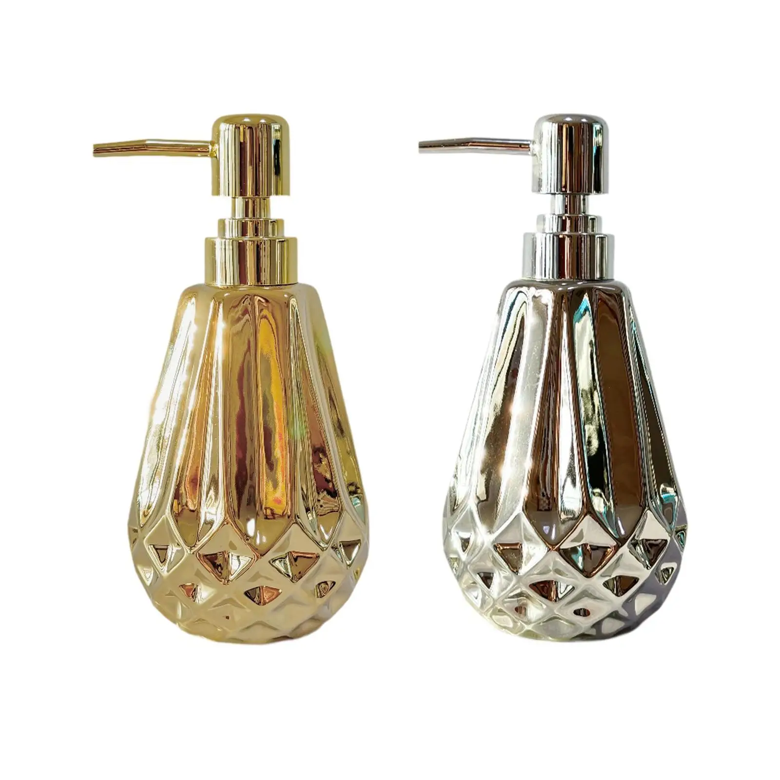 

Pump Soap Dispenser Bottle Ceramic Multifunctional Sturdy Empty Body Wash Dispenser for Hotel Laundry Countertop Home Bathroom