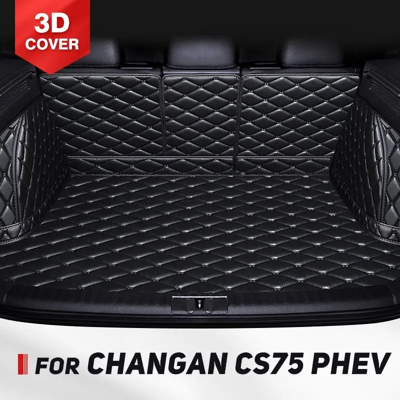 

For Changan CS75 PHEV 2018 2023 Auto Full Coverage Trunk Mat Car Anti-dirty Pad Protective Pad Cargo Liner Interior Accessories