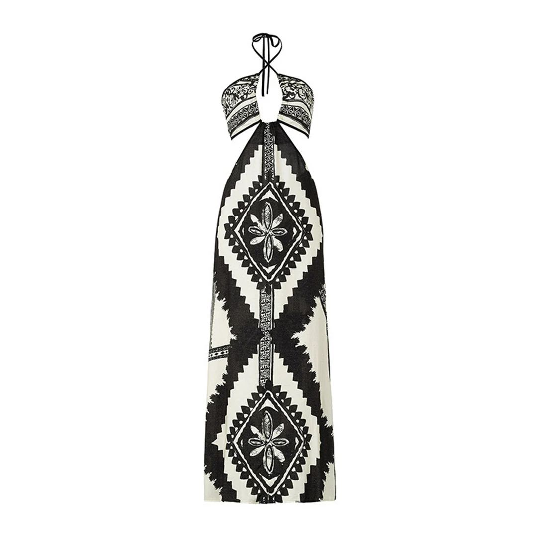 S - XL, mit passendem Oberteil, bedruckter Neckholder-Bikini, Damen-Badeanzug, dreiteiliges Bikini-Set, Damen-Badebekleidung, Badeanzug, Schwimmbekleidung V6003 – Detail 12