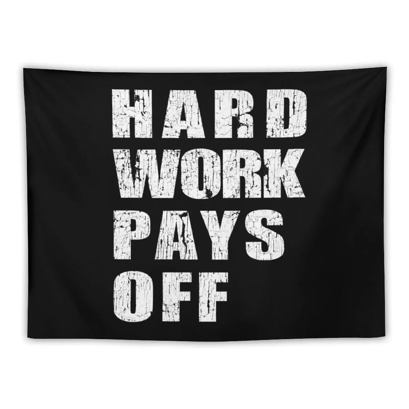 HWPO Hard Work Pays Off statement Tapestry Home Decorating Room Decorations Tapete For The Wall House Decor Tapestry