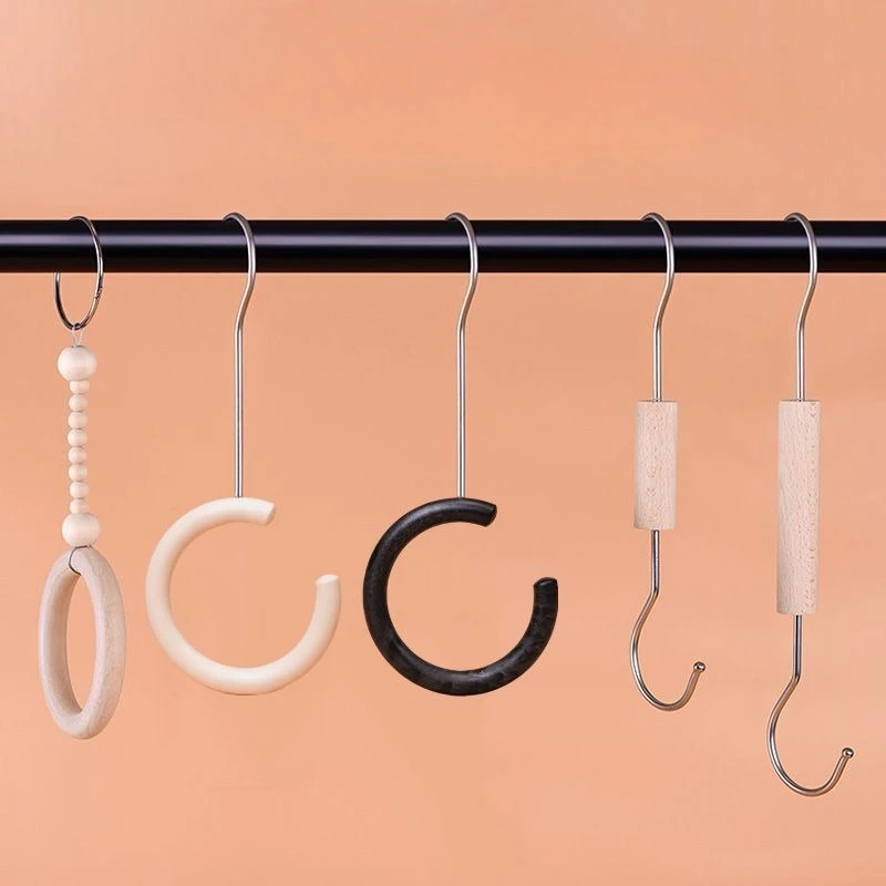 

Крючки-кольца из смолы в японском стиле для магазинов одежды, вешалки для одежды, подвесные крючки, реквизит для демонстрации, подставки для платков, органайзеры для хранения