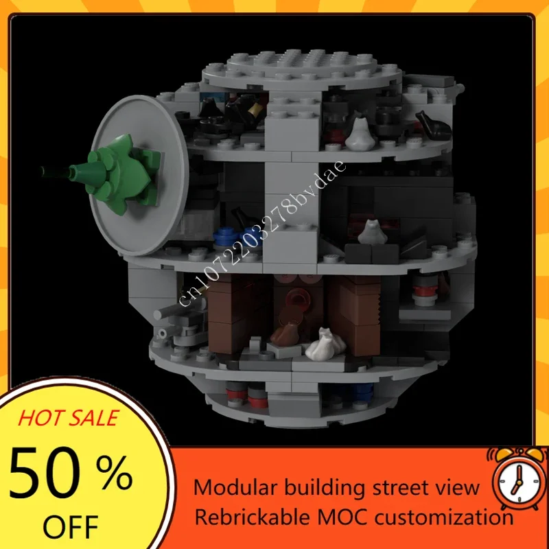 

455 шт., микро-жаба, разрушитель солнца, космическая война, военный MOC, космический корабль, боевая модель, головоломка на заказ, сделай сам, образовательная сборная модель, игрушка в подарок