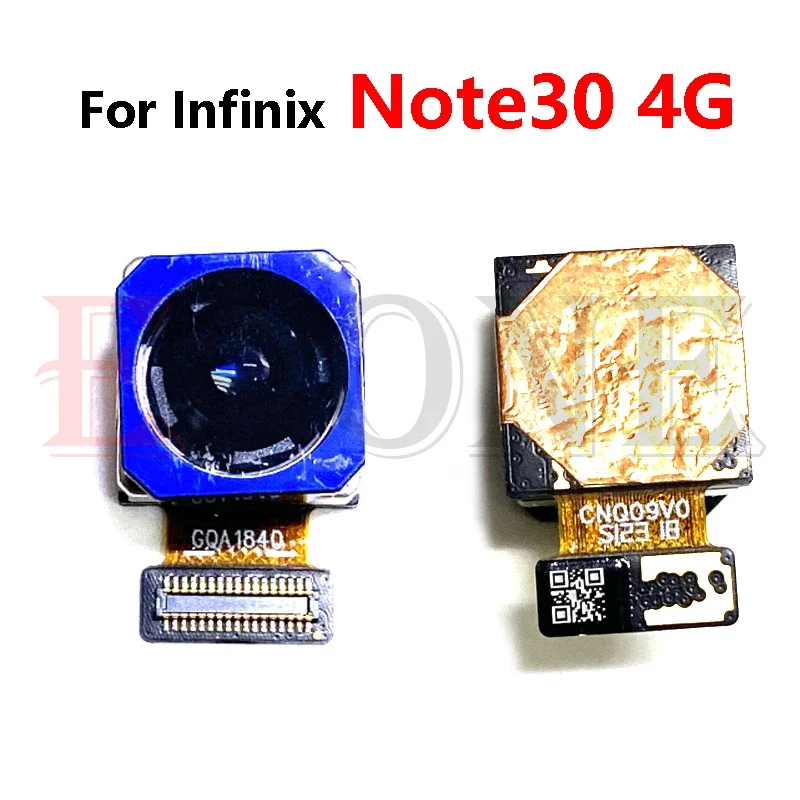 For Infinix Note 30 Pro Vip 4G 5G X678 X6833B X6833 X6711 X6710 Rear Back Big Front Camera Module Flex Cable Repair Parts