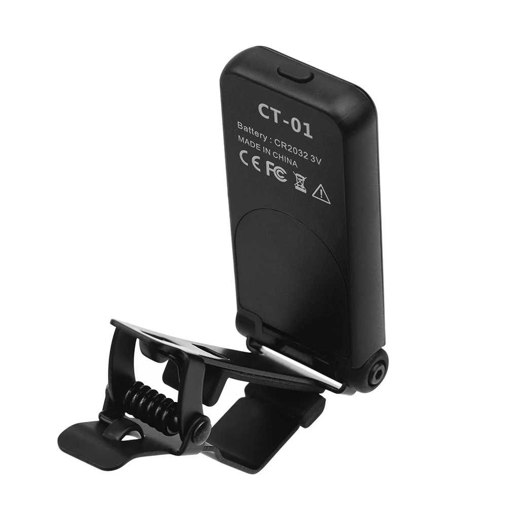 Mooer Bass Violin 360 Degree Rotatable Ct-01 Guitar Tuner Rotatable Clip-On Tuner Lcd Display for for Electric Guitar Accessori
