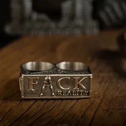 New 316L Stainless Steel Punk Sexy Girl Wide Face Ring for Man Women Good Polished Vintage Fashion Jewelry Party Gift