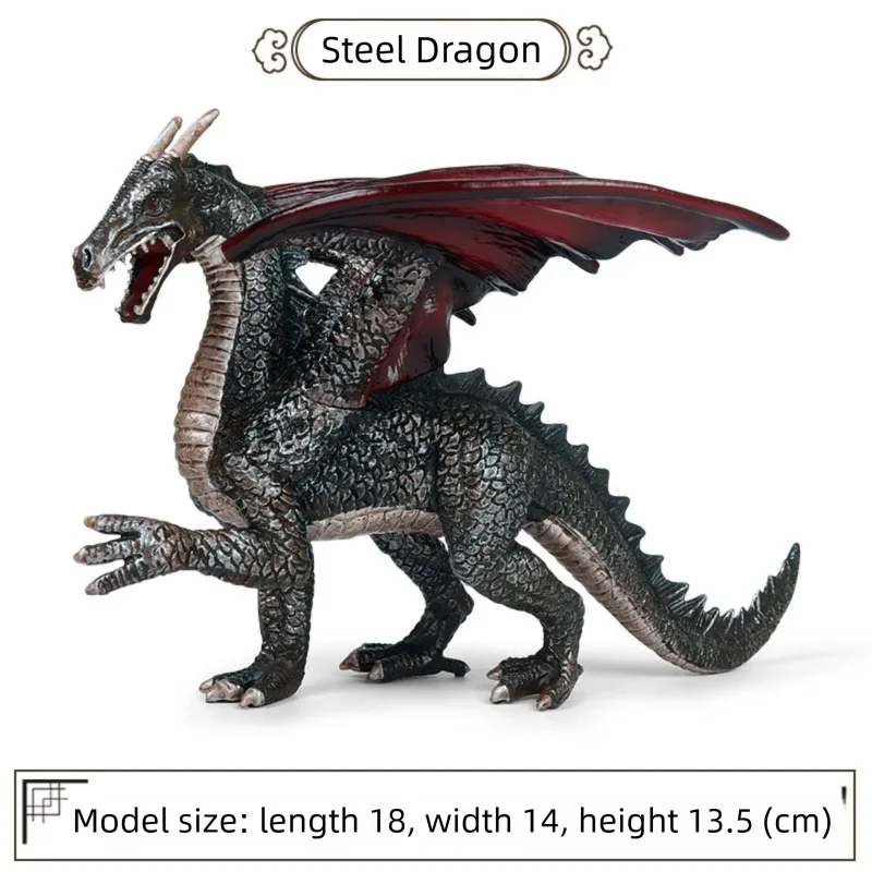 Original Myth Dragon Gorilla Model Realistic Animal Monster Action Figures Dinosaurs Demon PVC Collection Kids Toy Boy Gift