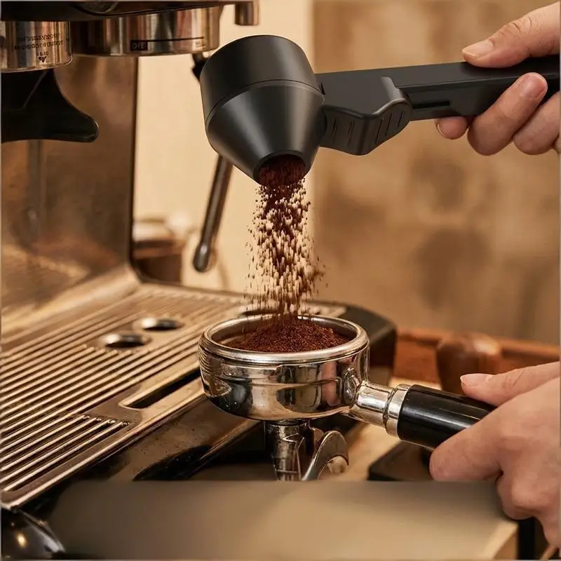 Hot Sale No Spill Coffee Scoop Reusable Protein Powder Spoon Sliding Spoon Funnel For Milk&Supplements Kitchen Gadgets