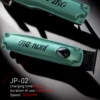 JUCAI JP-02 プロフェッショナルバリカン男性用 DLC ブレード T ブレードブラシレスモーター 7200RPM ベース充電器トリマー理髪店 4