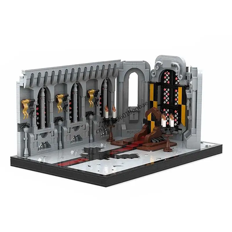 

New 1378Pcs Moc European Medieval Street View Parliament Hall Castle Model Diy Creative Ideas Child Toys Birthday Gifts Blocks