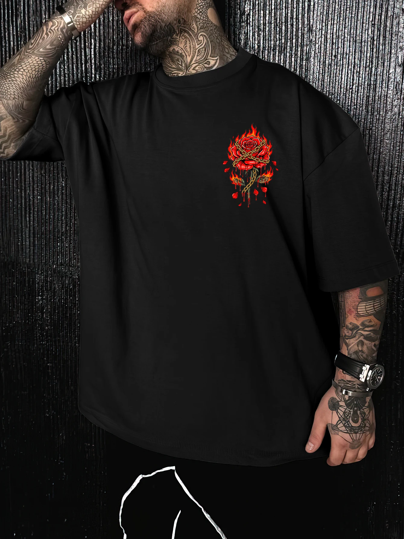 Men's Oversized Gothic Streetw - Gothic Streetwear Brand recension och pris