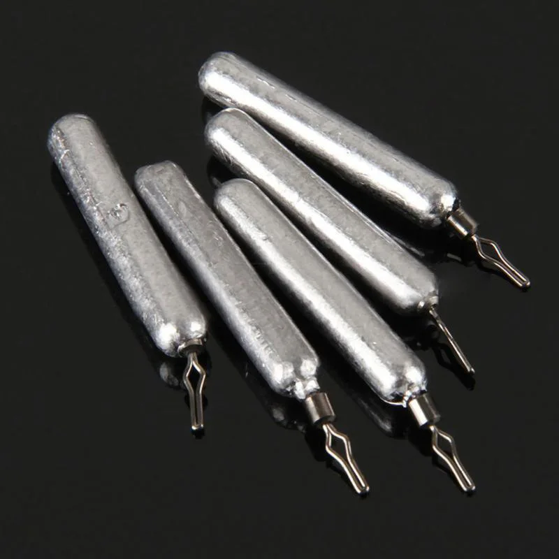 5Pcs Bar Shape Drop Shot Fishing Sinkers 3.5g 5g 7g 10g 14g 20g Bullet Pike Fishing Accessories For Bass Fishing Tackle