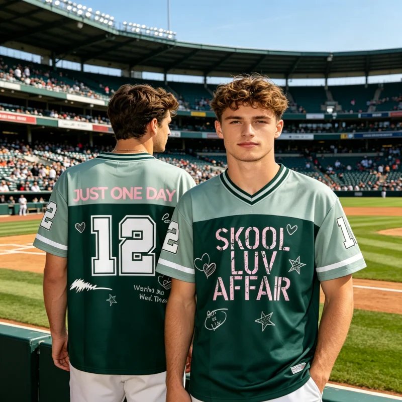 Nueva Camiseta de Fútbol Skool Luv Affair 2026, Estilo K-Pop, Transpirable, de Secado Rápido, Cómoda y Ligera - Para Padres e Hijos