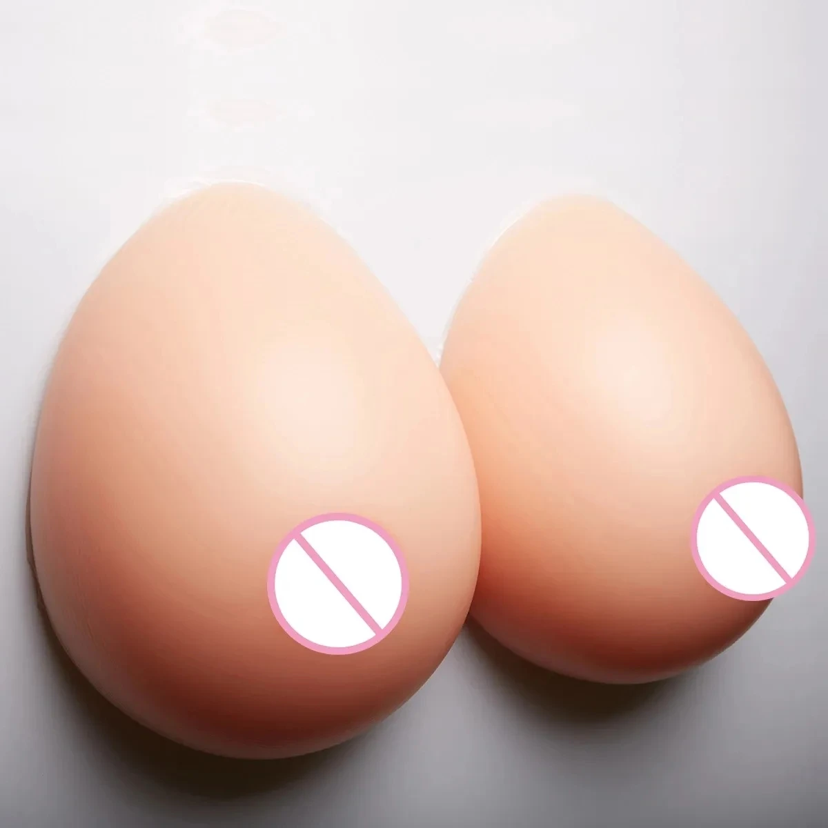 Realistic Silicone False Breasts Self Adhesive Silicone Artificial External Breasts Form Cosplay Shemale Transgender Drag Queen