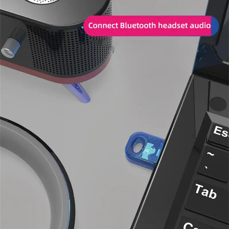 Hands-free Calling Car Stereo, USB Mini Aux Music Speakers, Suporte a Conexão Multi-Dispositivo, Receptor, 2 pcs, 5pcs