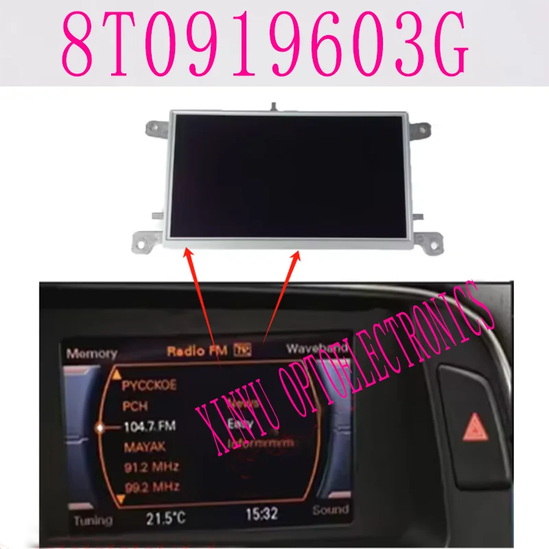 Original 6.5 Inch LCD Display Screen For 8T0919603G 8T0919603F 8T0919603E A For Audi A4 B8 A5 Q5 2010-2015 MMI Multi Media LCD