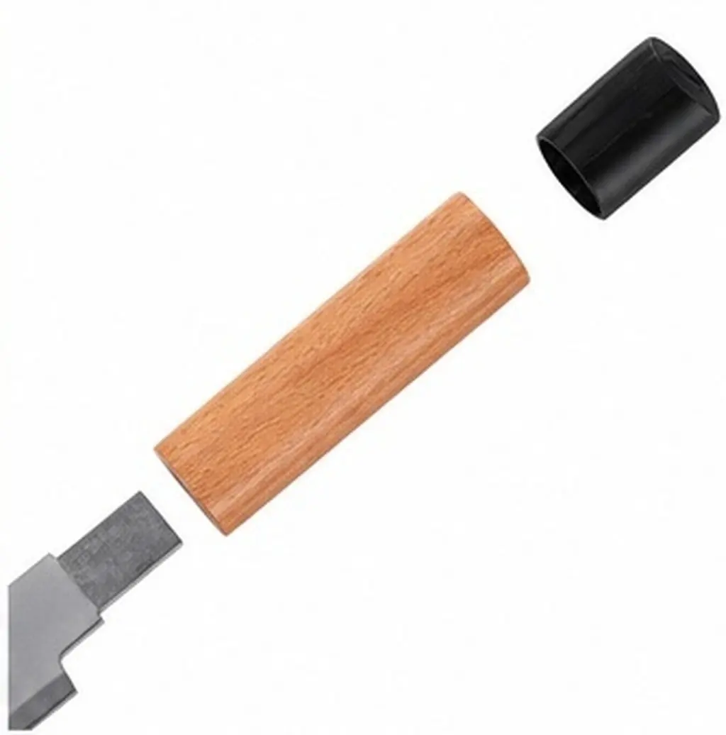 4Pcs Japanese Knife Handle Wooden Cutter Replacement for Nakiri DIY Kitchen Knife Restoration Sashimi Chef Grip Accessory