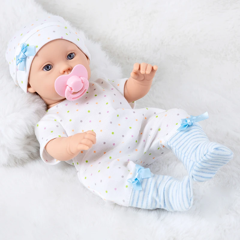 12 Zoll/30 CM Baby Puppen Reborns Puppe Realistische Handgemachte Pflege Puppe Ganzkörper Silikon Reborns Beliebte Elternschaft spiel Geschenk