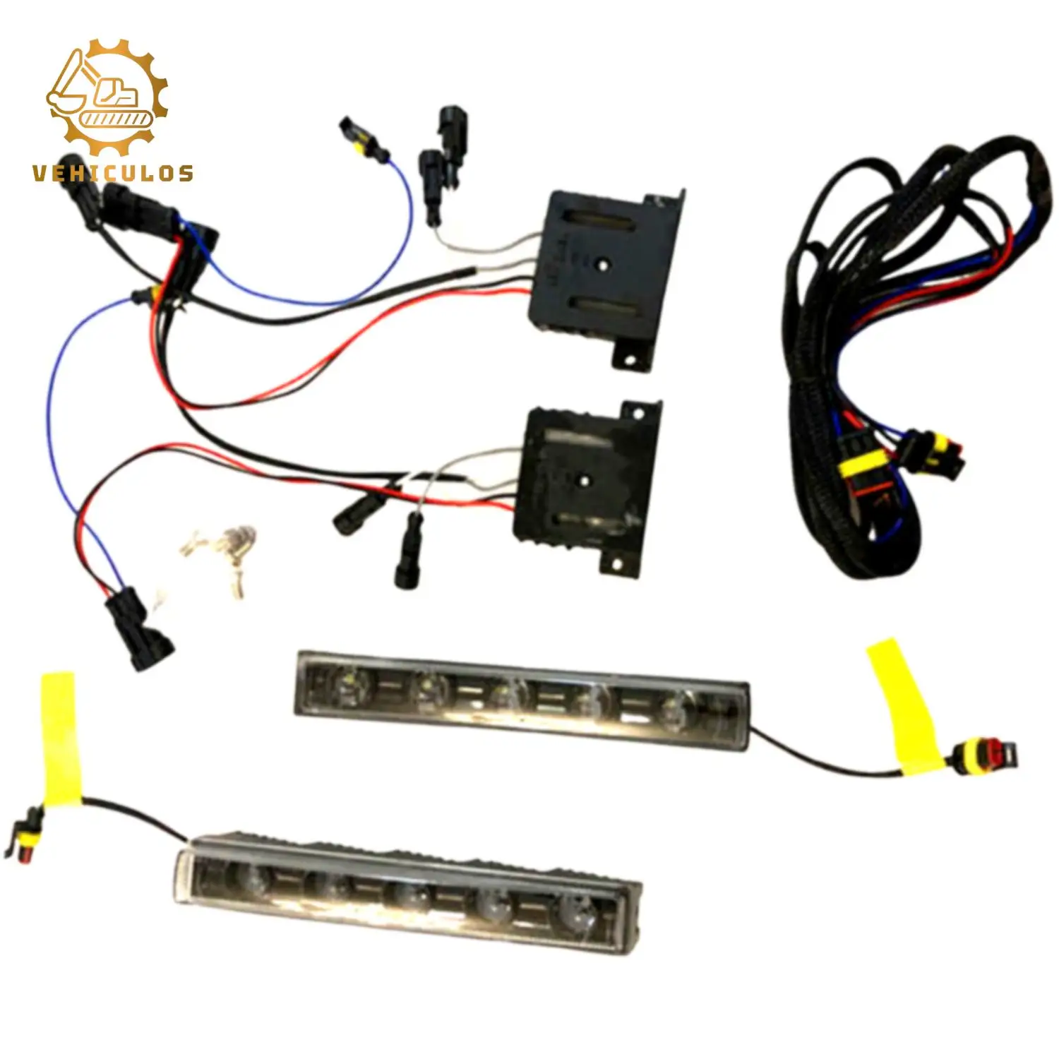 

Для Mercedes Benz G-Class W463 G500 G550 G63 G65 AMG светодиодные дневные ходовые огни DRL комплект 2002-2018 белый 2 шт. левый и правый