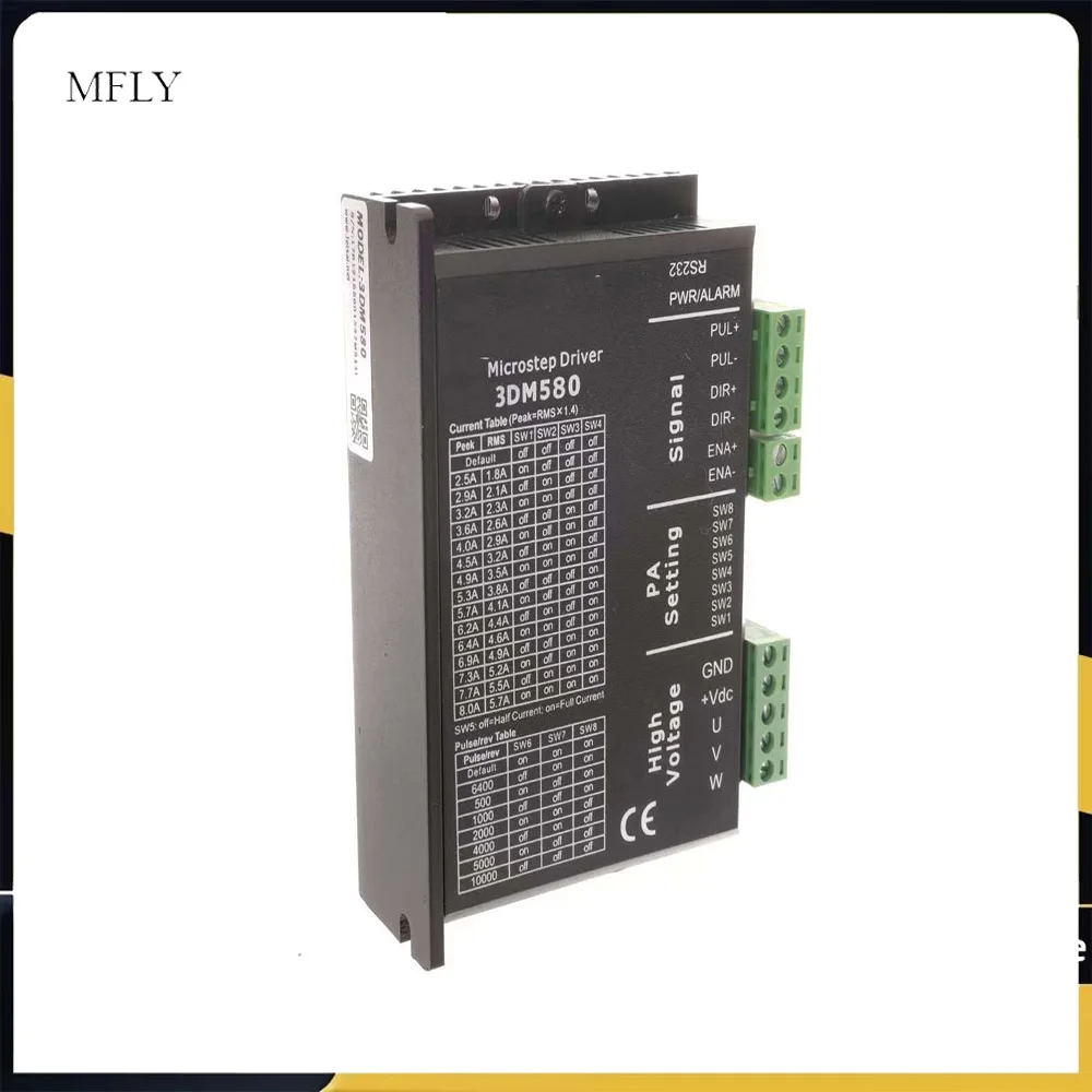 

Для станков для лазерной гравировки и резки CO2, 3 фазы, драйвер шагового двигателя 3DM580, 18-50 В постоянного тока, 1,0-8,0 А