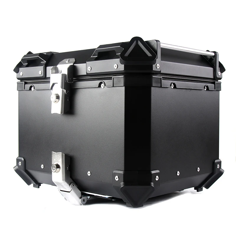 Box aluminium toolbox tail box top box for motorcycle 35L/45L/55L/65L aluminium trunk