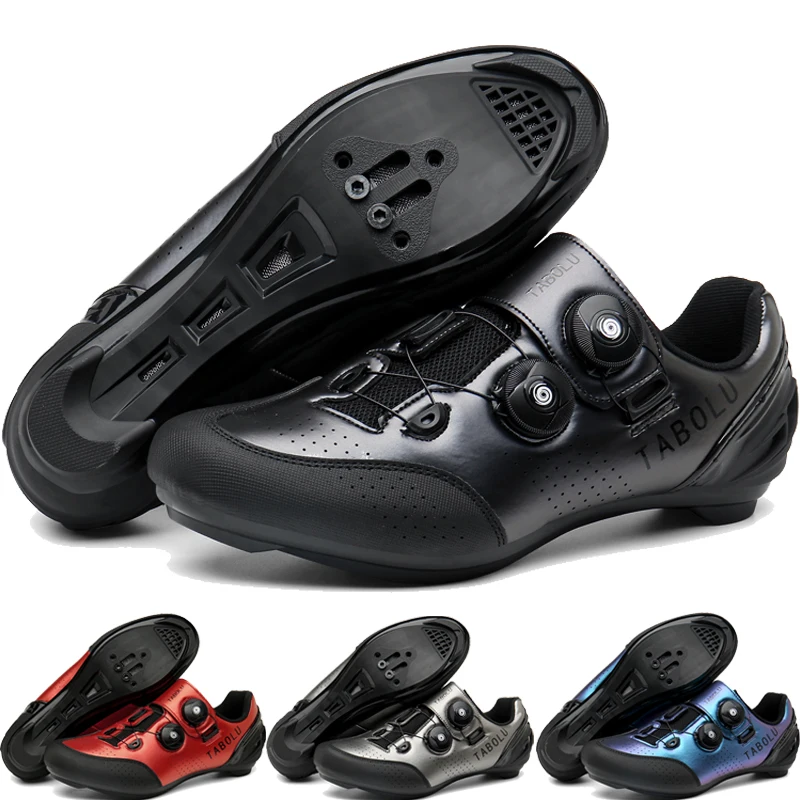 

Men's and women's road cycling sneakers, road soles, non-slip self-locking road bike shoes, indoor and outdoor road soles