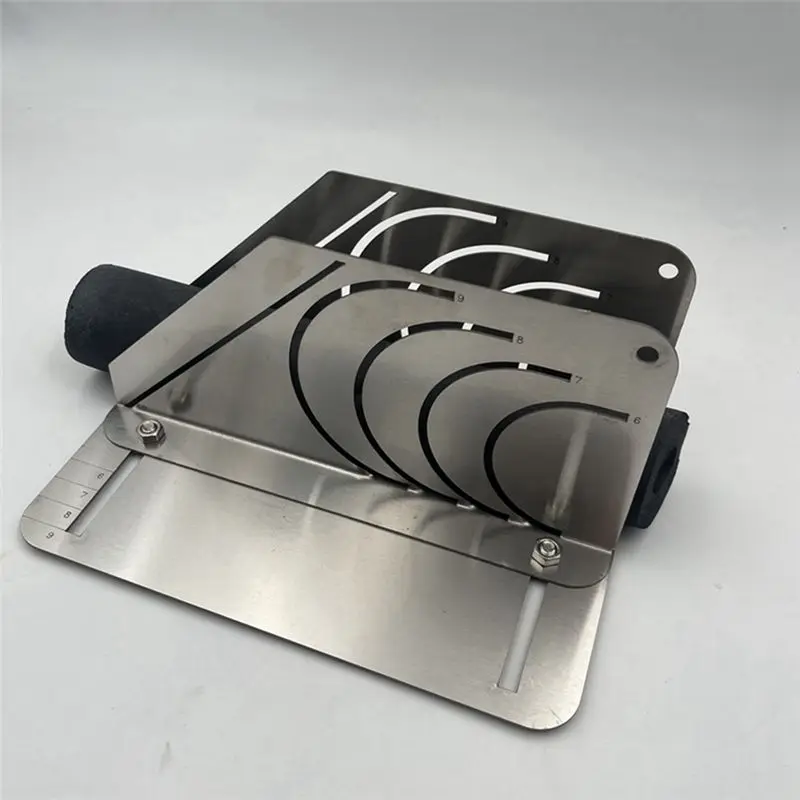 AC62-45° Rubber Insulation Pipe Cutter,Foam Pipe Cutter Tool Adjustable Insulation Cutting Fixture Pipe Cutting Guide