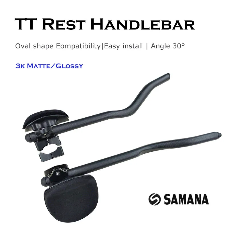 

Extended TT Rest Position Handlebar for Triathlon Time Trial 3K Full Carbon Bicycle Special-Shaped Clamp Road Fixed Gear Bike