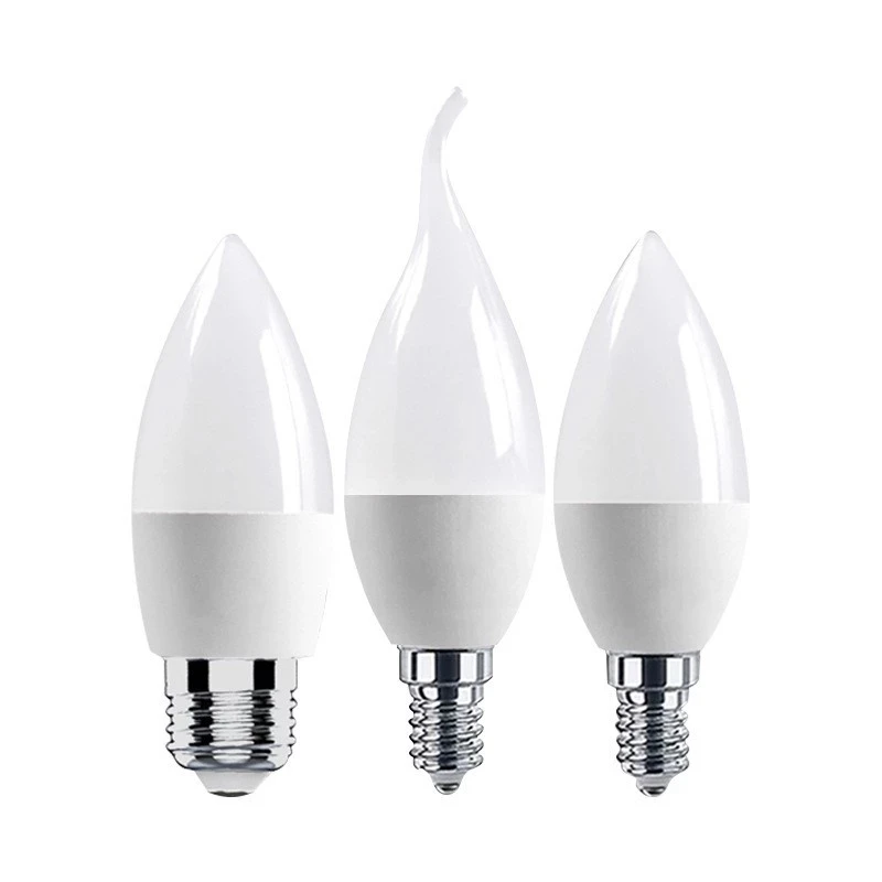 

10PCS/lot LED Light bulbs E14 E27 LED Lamp Indoor Warm Cold White Light 5W 7W 9W LED Candle Bulb Home Decor Chandelier led light