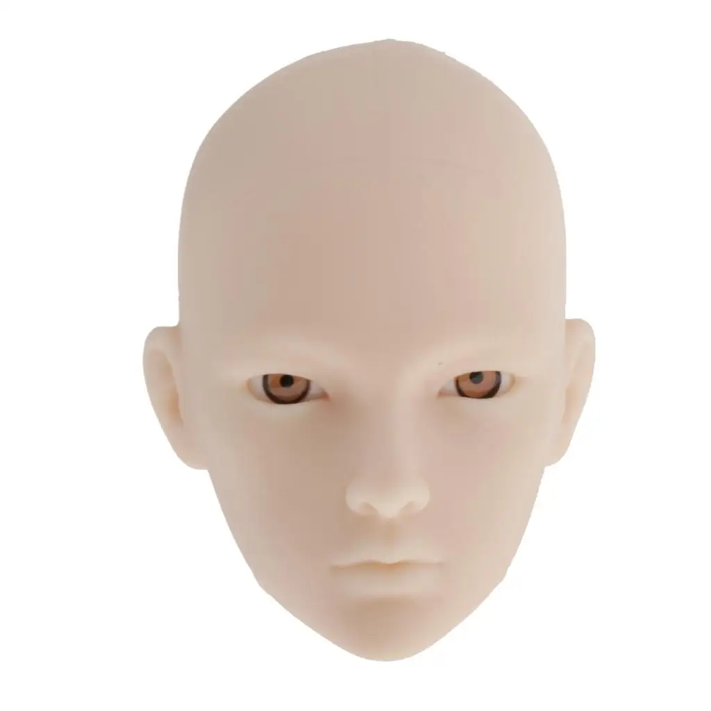 1/6 Mini Head Sculpt Doll Head Parts Practice Makeup Prop for 12