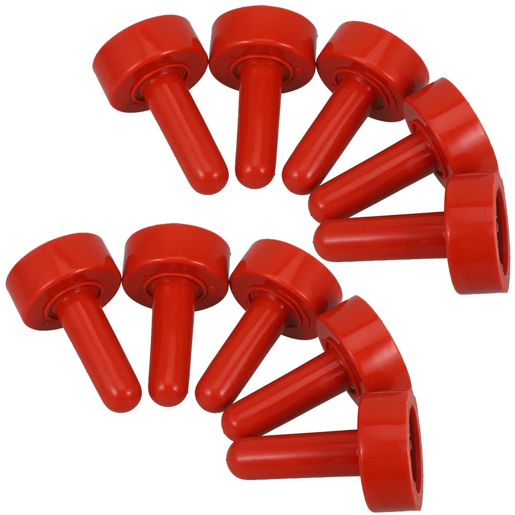 

10pcs Rubber Calf Nipple Durable Feeding Supplies for Lambs Sheep Goats Farm Animal Nursing Tools Pet Bottle Pacifier