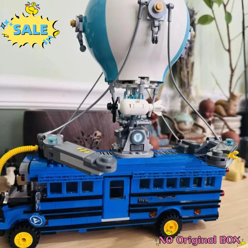 

New Battle Model Bricks Bus Building Blocks Set MOC 77073 Compatible With Particles Suitable For Christmas Gifts