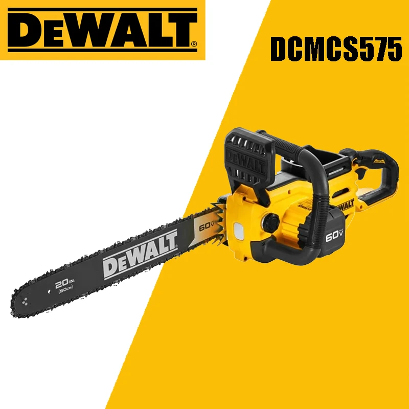 

DEWALT DCMCS575 FLEXVOLT 60V Lithium Chain Saw Brushless Garden Carpenter Cutting Powerful Power Electric Saw Tool