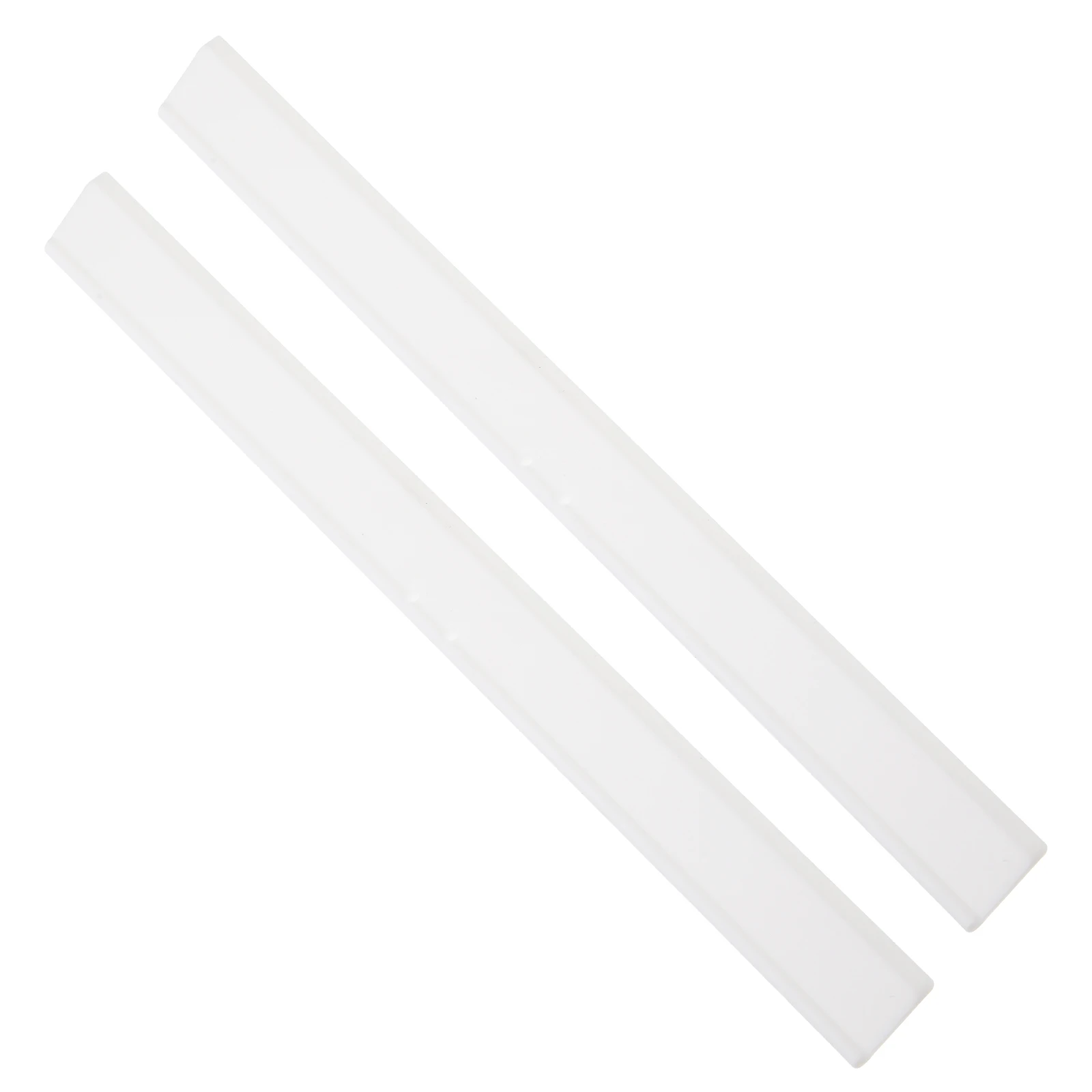 

2pcs Silicone Rubber Squeegee Replacement Blades for Window Cleaning Shower Glass Home Use Flexible Fits Squeegee
